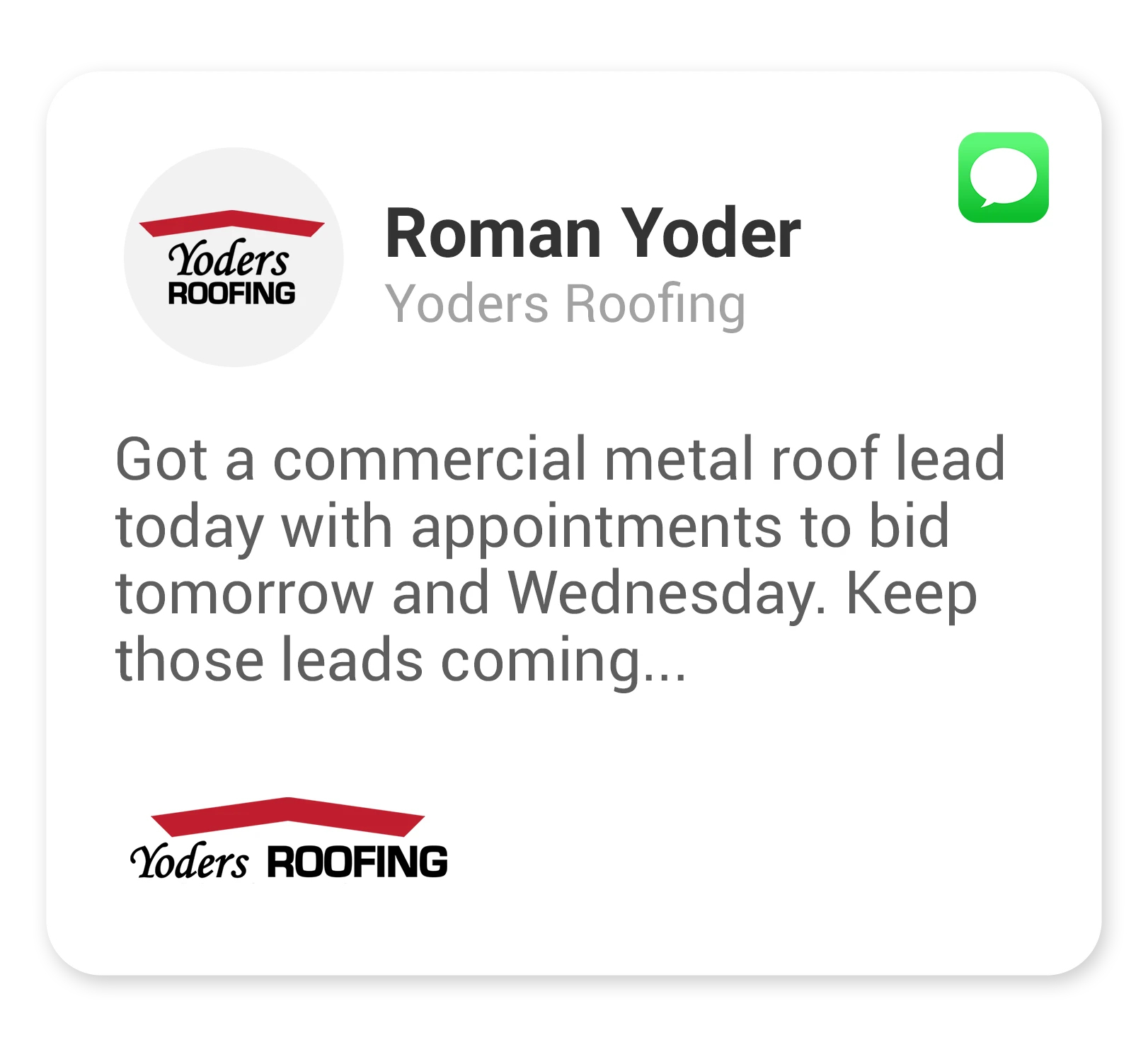 Review from Roman Yoder